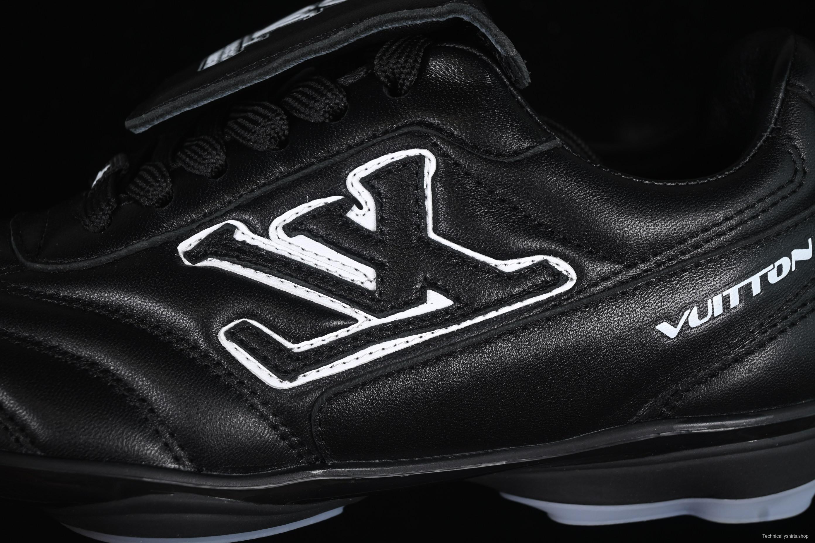 Louis Vuitton Footprint Soccer Low-Top Lifestyle Casual Shoes Round Toe Lace-Up - AJF6