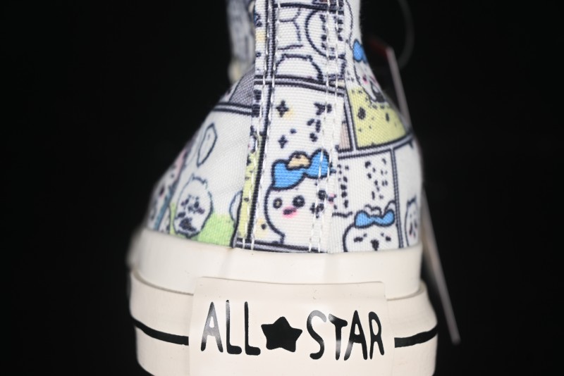 Converse Chiikawa x Converse All Star CM Hi Usagi Emoji Collaboration High Top Casual Sneakers - 1SE426