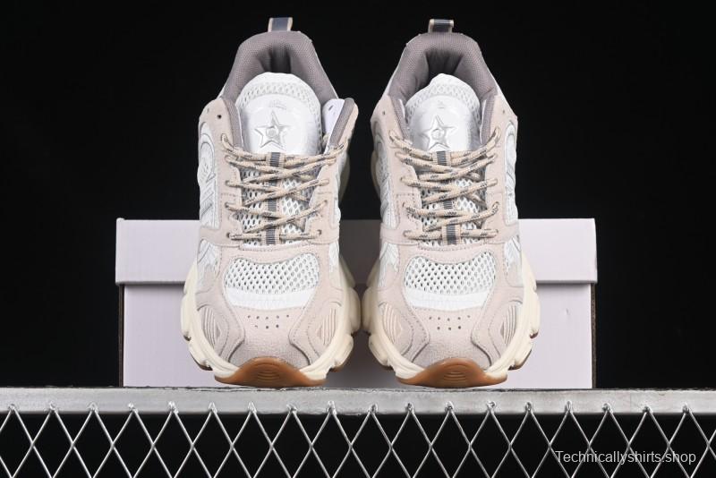 Dior Chrono Round Toe Lace-Up Lifestyle Casual Running Sneakers - 24W Beige