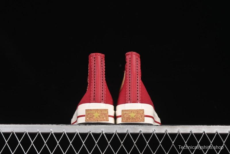 Converse Chuck Taylor All Star 1970s High Top Sneakers in China Red - A12460C