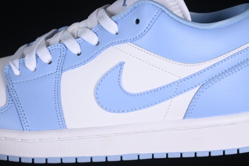 Nike Air Jordan 1 Low AJ1 White Blue Casual Sneakers - DC0774-142