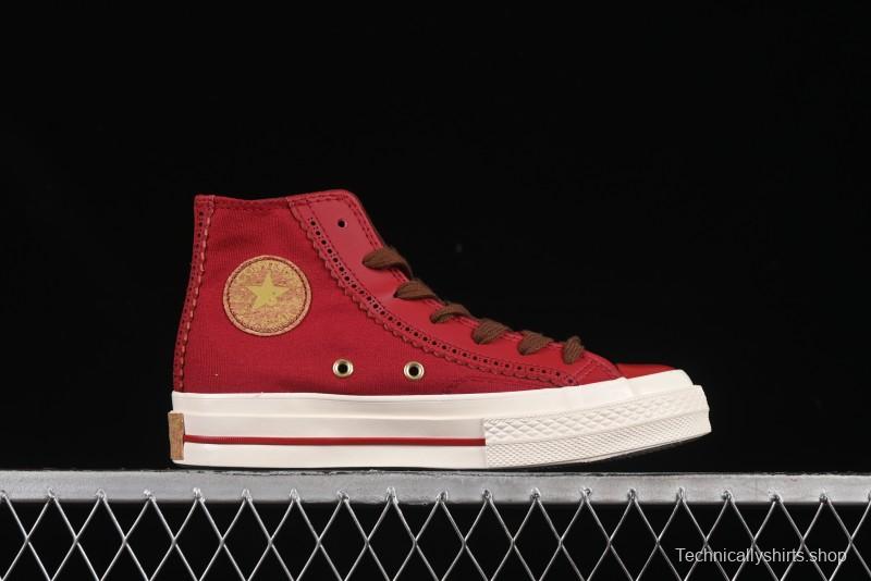 Converse Chuck Taylor All Star 1970s High Top Sneakers in China Red - A12460C