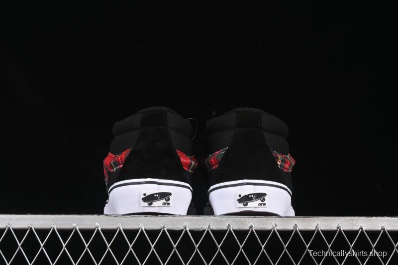 Vans Sk8-Mid Anaheim Collection Scottish Plaid Casual Low-Top Canvas Shoes - VN0A4UWIVNE