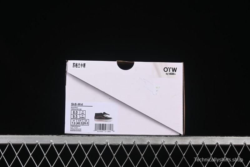 Vans Sk8-Mid Anaheim Collection Scottish Plaid Casual Low-Top Canvas Shoes - VN0A4UWIVNE