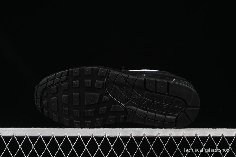Nike Air Max 1 Retro Running Shoes with Half-Sole Air Cushion - HF8813-001