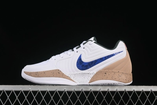 Nike Ja 2 "Nightmare" Performance Basketball Shoes with Air Zoom Cushion and Molded Midfoot Panel - FD7328-101
