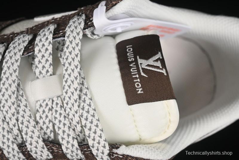 Nike Air Force 1 '07 Low LV Collaboration Beige Grid Casual Sneakers - XS1958-552