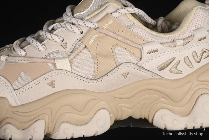 Fila Heritage Fluid Cat Paw 5.0 Retro Dad Shoes with Lace-Up Design - F12M412105FOS