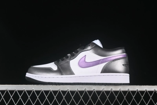 Nike Air Jordan 1 Low AJ1 Dark Purple Low-Top Casual Lifestyle Sneakers - HJ5910-105