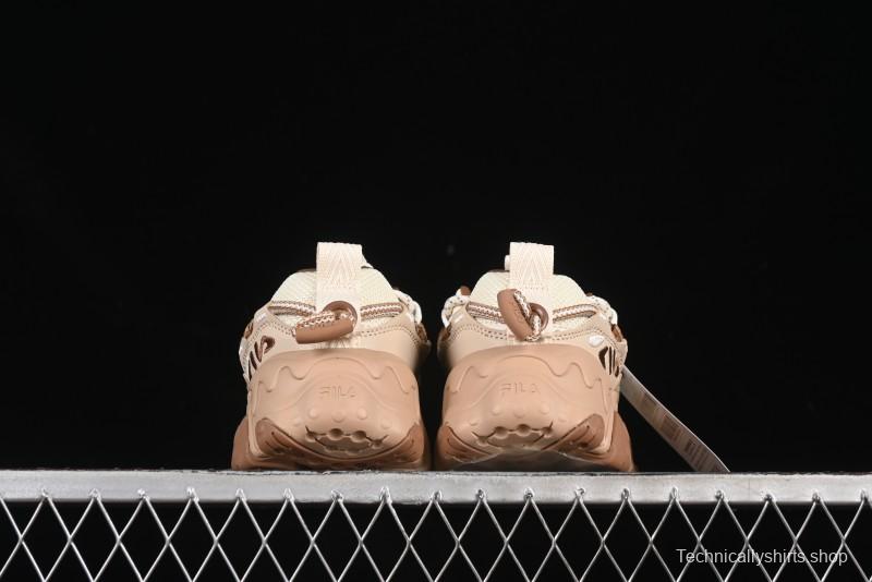 Fila Heritage Fluid Cat Paw 5.0 Retro Dad Shoes with Lace-Up Design - F12W442115FAS