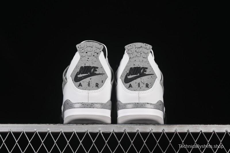 Nike Air Jordan 4 Retro White Cement Basketball Shoes - FV5029-100