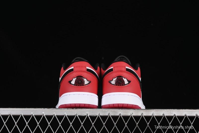 Nike Air Jordan 1 Low "White Black Gym Red" Retro Casual Sneakers - IB8971-106