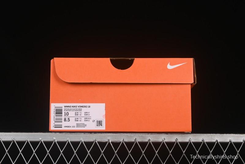 Nike Air Zoom Vomero 18 Lunar Retro Running Shoes with Full-Length Zoom Air Cushion - HM6804-102