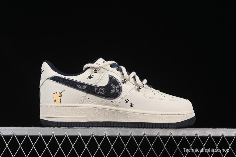 Nike Air Force 1 '07 Low x Capybara "Pour milkBape" Casual Sneakers - LV0506-110