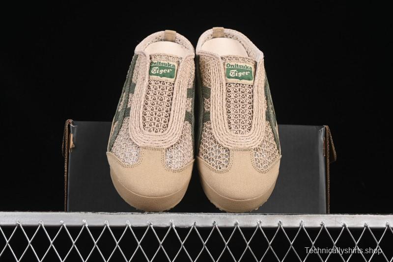 Onitsuka Tiger Mexico 66 Sabot Slip-On Sneakers with Breathable Mesh Upper - 1183C123-252