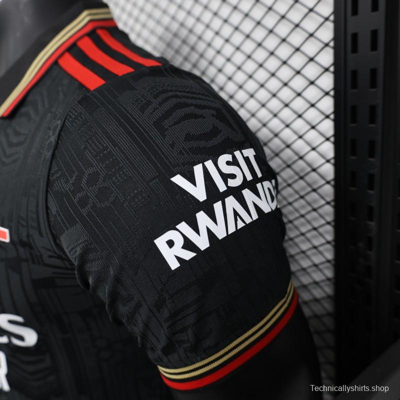 Player Version 25/26 Arsenal Black POLO Jersey