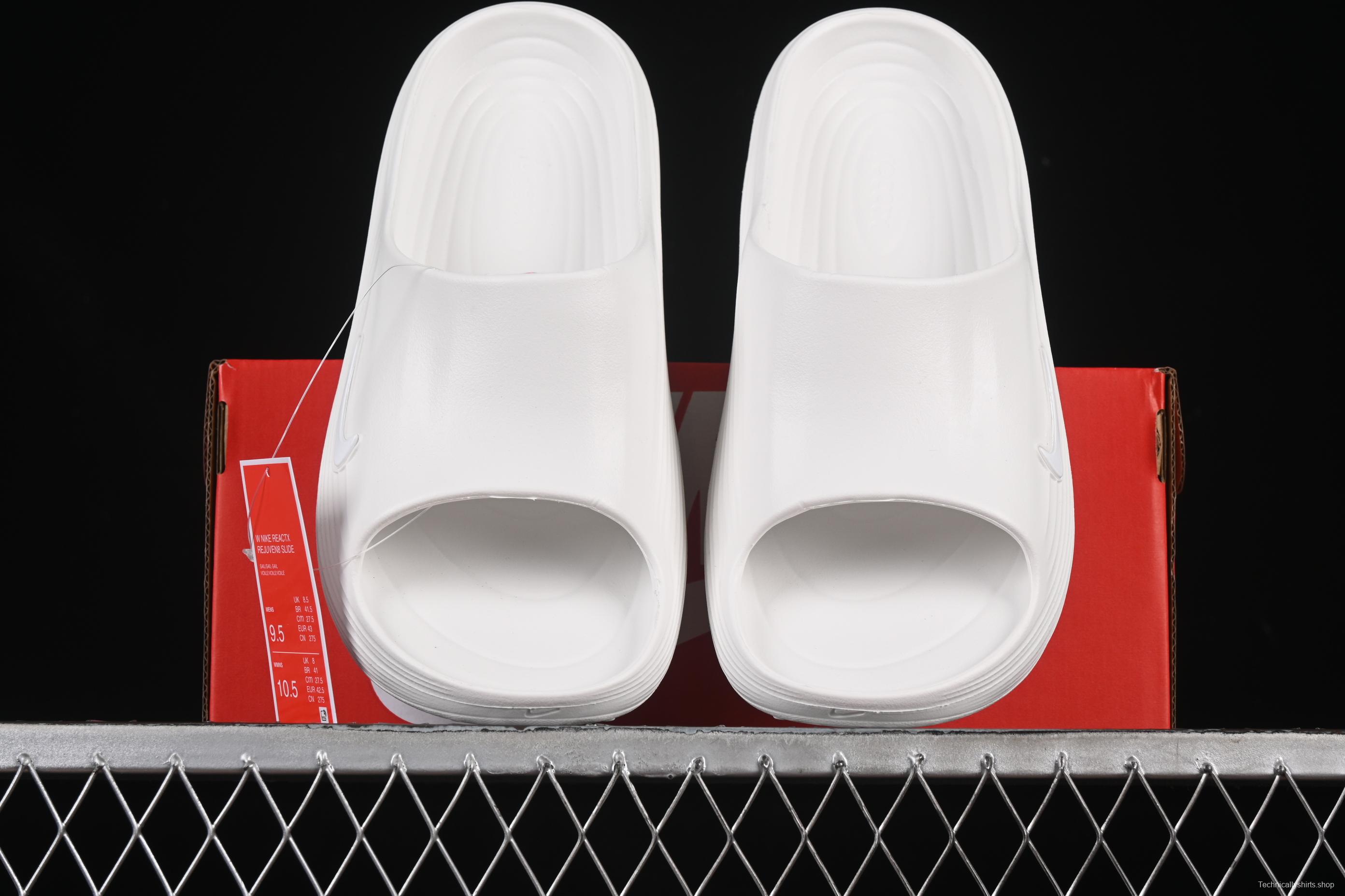 Nike ReactX Rejuven8 Slide Summer Sandals with Soft ReactX Foam for Comfort - HV4484-100