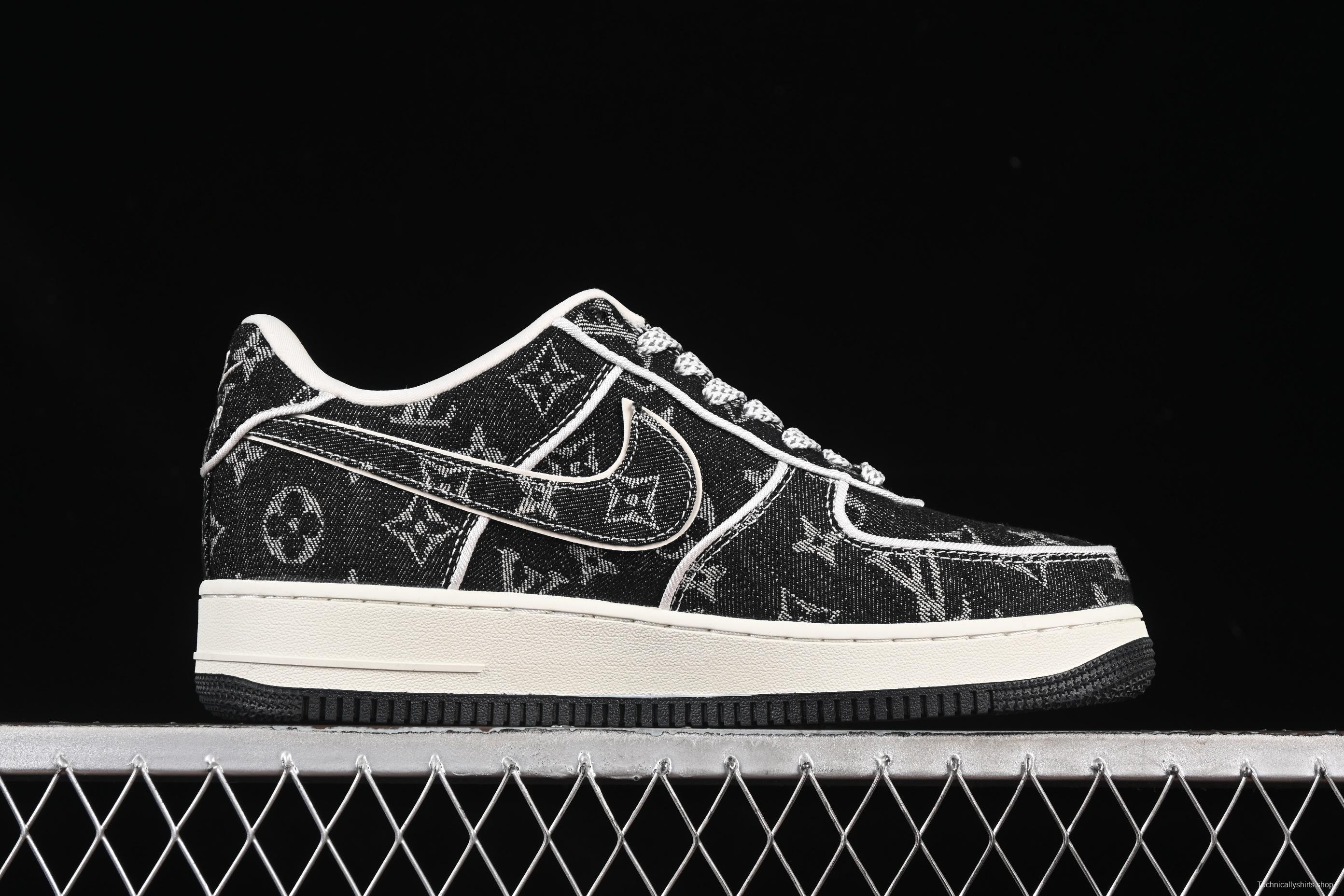 Nike Air Force 1'07 Low LV Collaboration Dark Denim Low-Top Casual Sneakers - SC9207-531