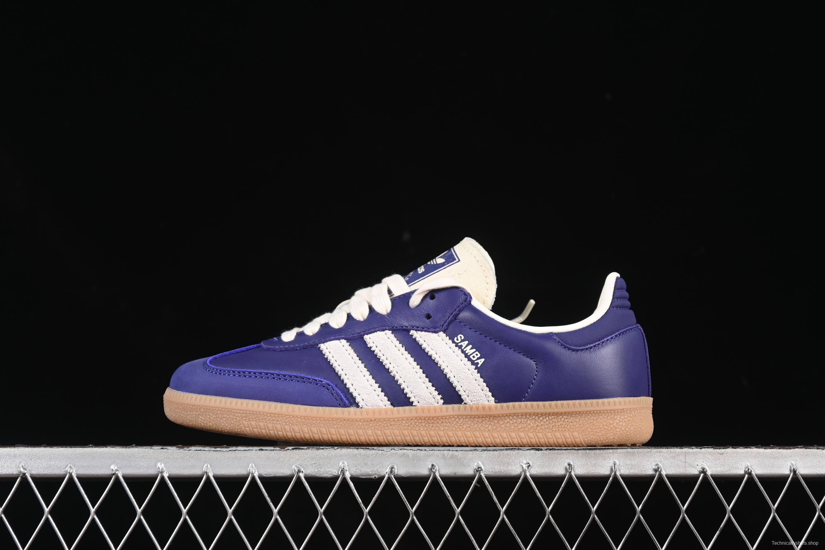 Adidas Samba OG Casual Sneakers with Original Leather Upper - JI2736