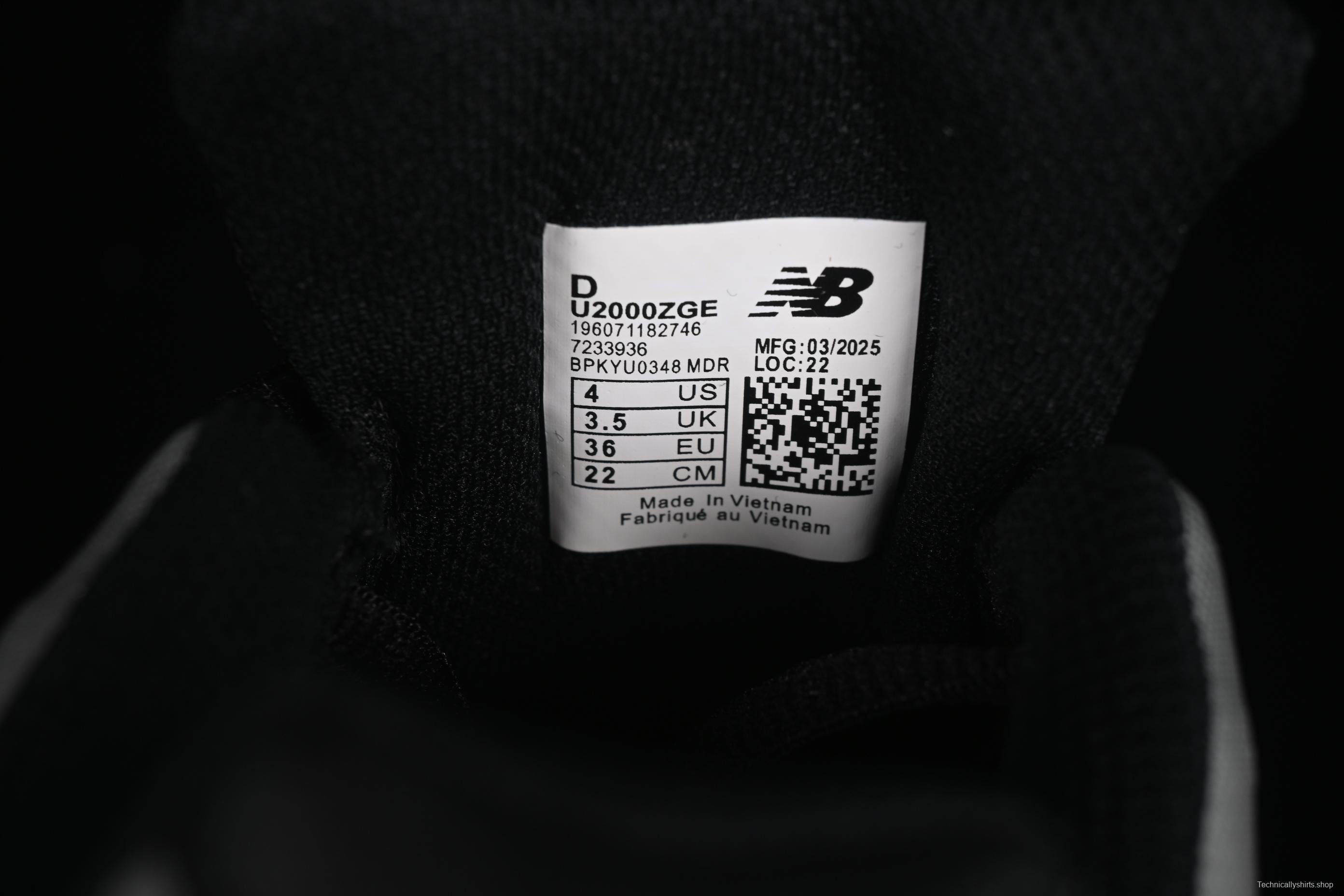 New Balance 2000 Series Retro Dad Style Casual Running Shoes - U2000ZGE