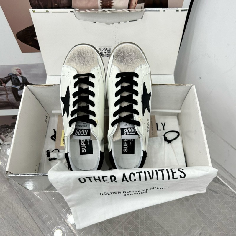 2025 Men GGDB White Black Leather Suede Sneakers SUPER STAR