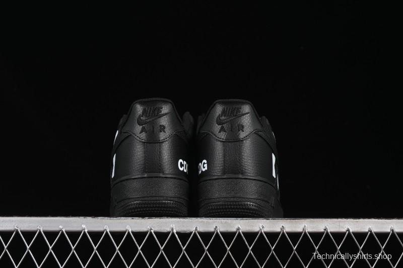 Nike Comme Des Garcons Air Force 1 Low Casual Sneakers with Full-Length Air Cushion - IB9949-001