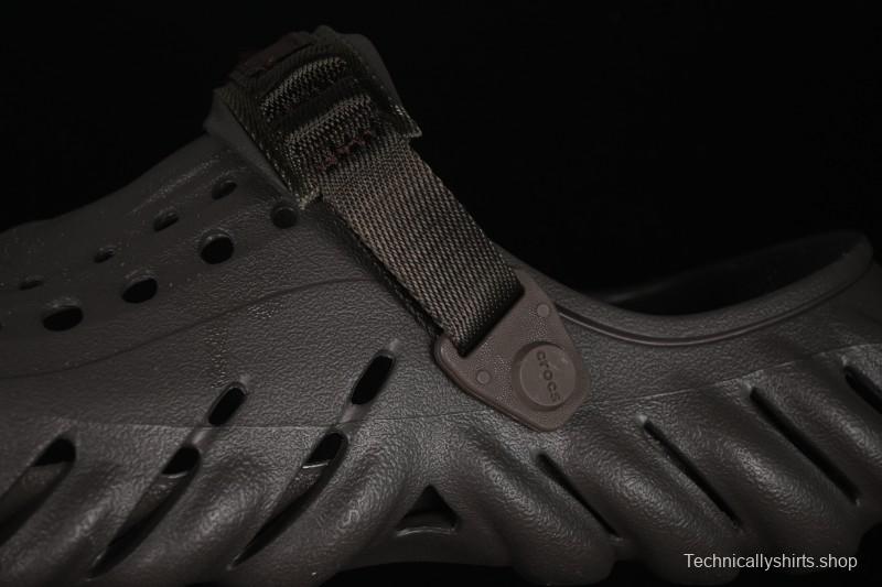 Crocs Bobs Flat Heel Closed Toe Slip-On Beach Clog Sandals - B.D4