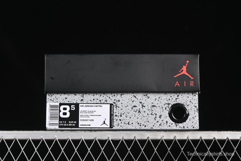 Nike Travis Scott Cactus Jack x Air Jordan 4 Retro AJ4 Collaboration Suede Blue - 308497-406