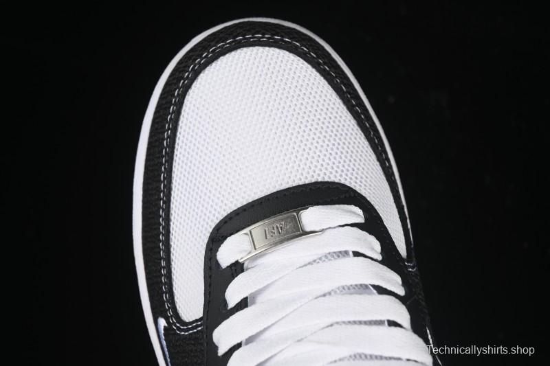 Nike Air Force 1'07 Low Custom Denim Swoosh Casual Sneakers - ZH0316-091