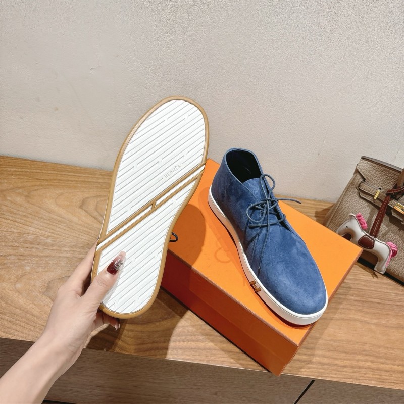 2025 Unisex H Blue Suede Boots AS00380