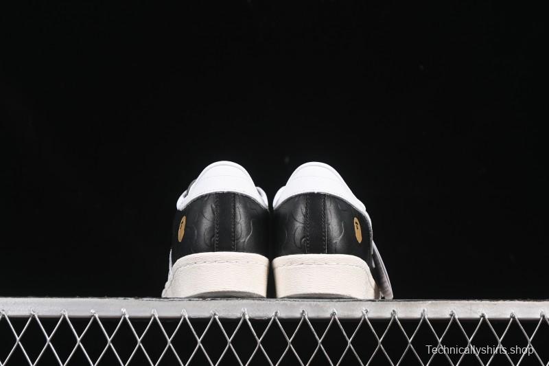 Adidas Bape Superstar Casual Sneakers with Shell Toe Design - JQ3666