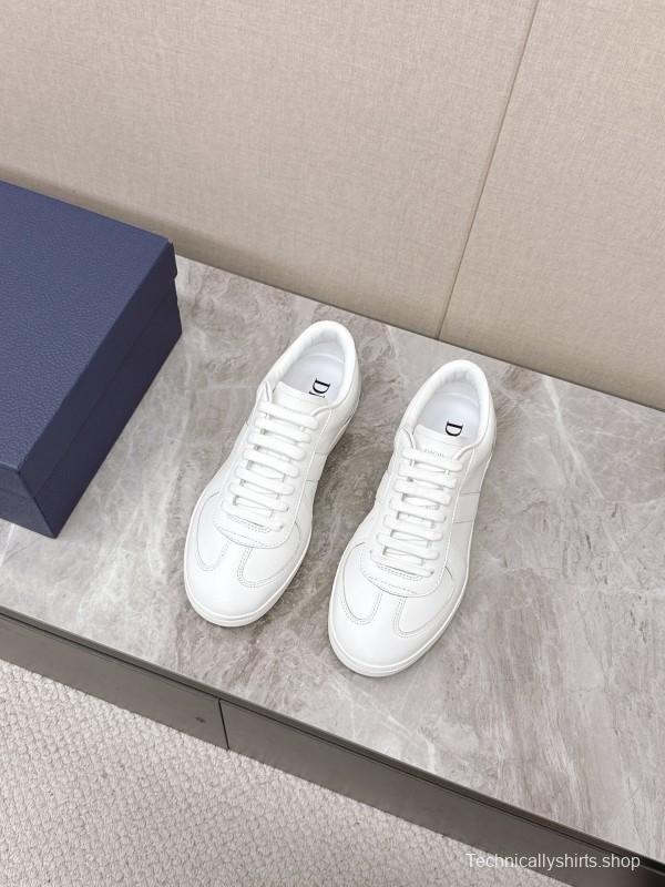 2025 Unisex Dior Black White Grey Leather Suede Sneakers Matchpoint KFY00300