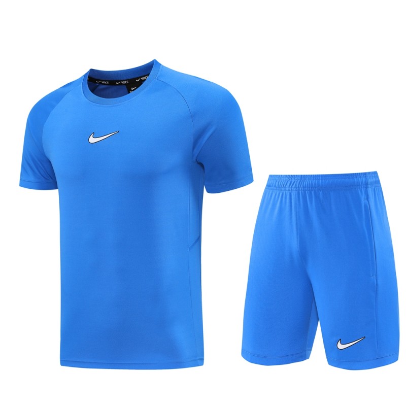 25/26 Nike Blue Short Sleeve Jersey+Shorts