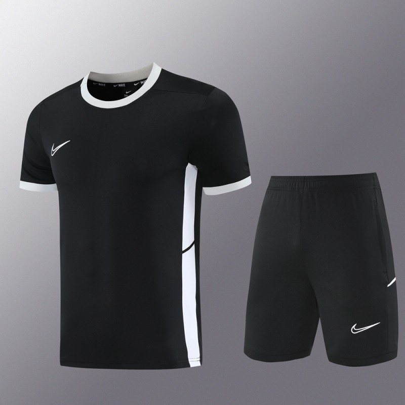 2025 NIKE Black Short Sleeve Jersey + Shorts