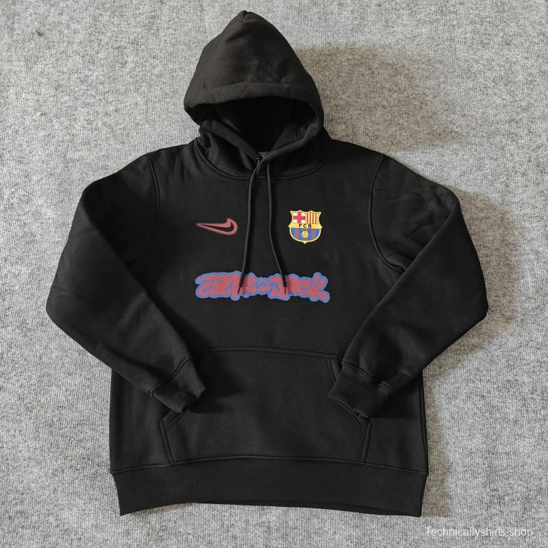 25/26 Barcelona Black Cactus Jack Hoodie -7 Colors