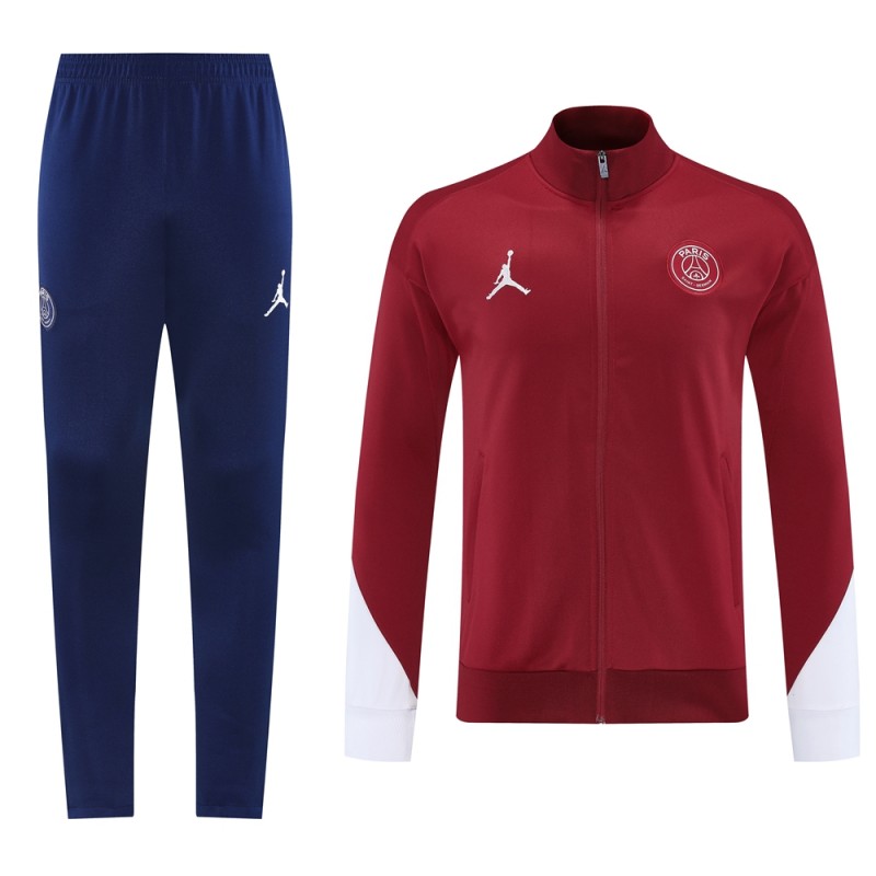 25/26 PSG Red Full Zipper Jacket +Long Pants