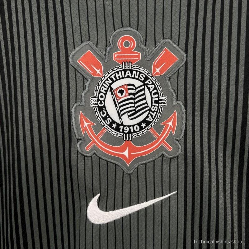 2025/26 Corinthians Black Goalkeeper Jersey