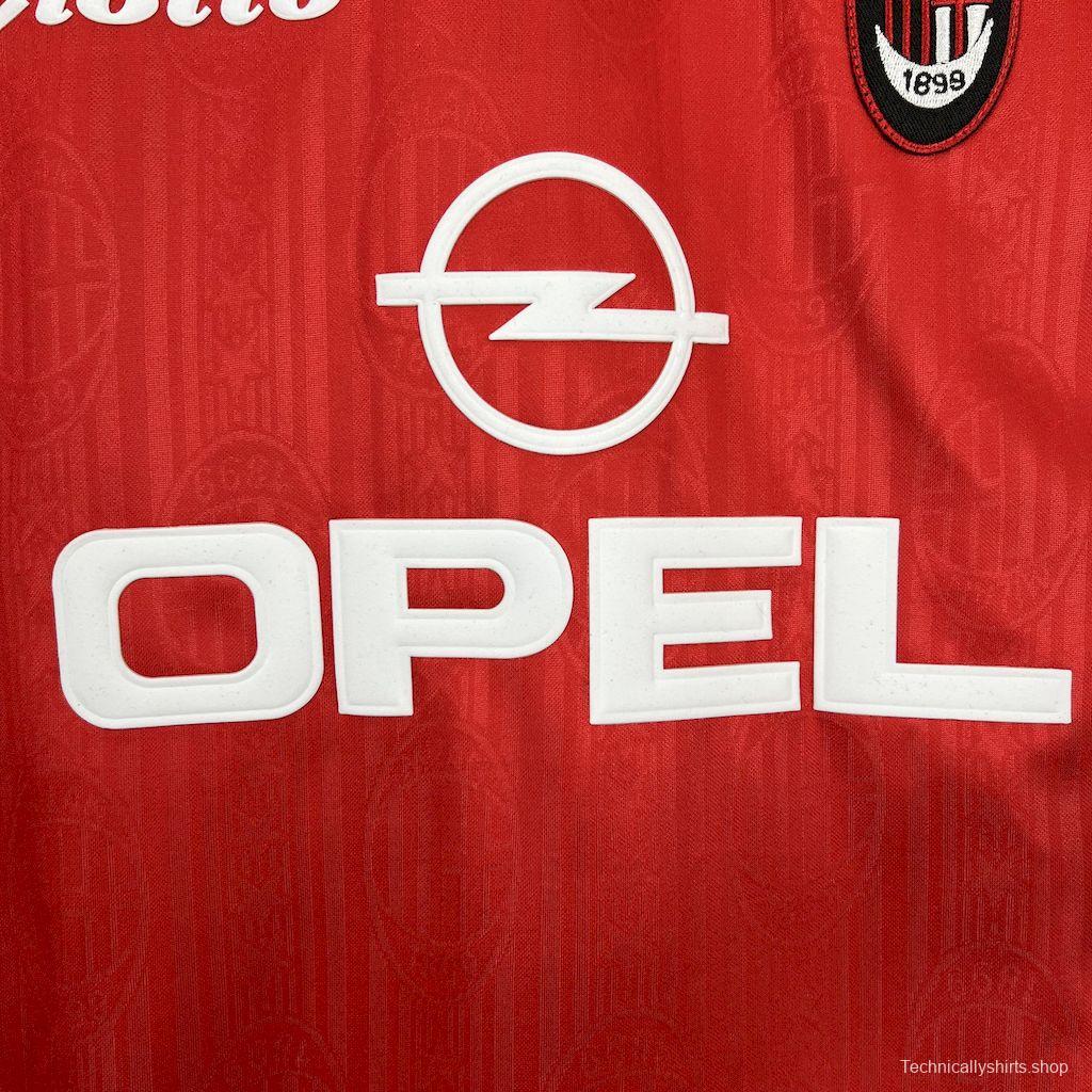 Retro 1998/99 AC Milan Away Red Jersey