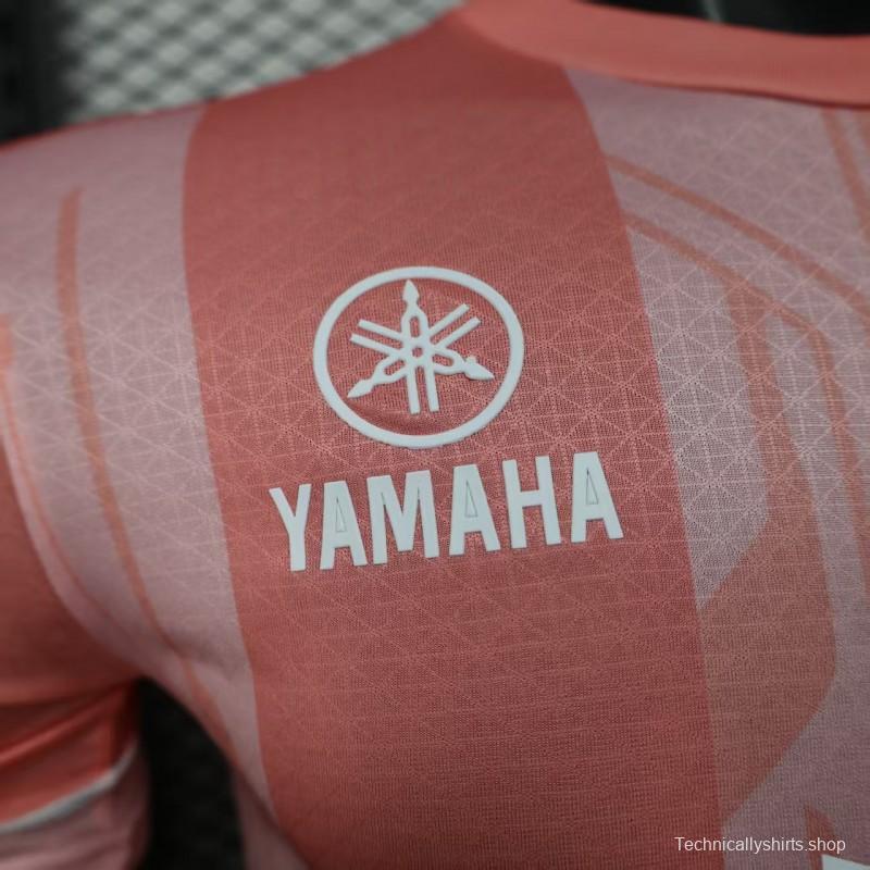 Player Version 25/26 Olympique de Marseille Pink with Geometric Pattern Jersey