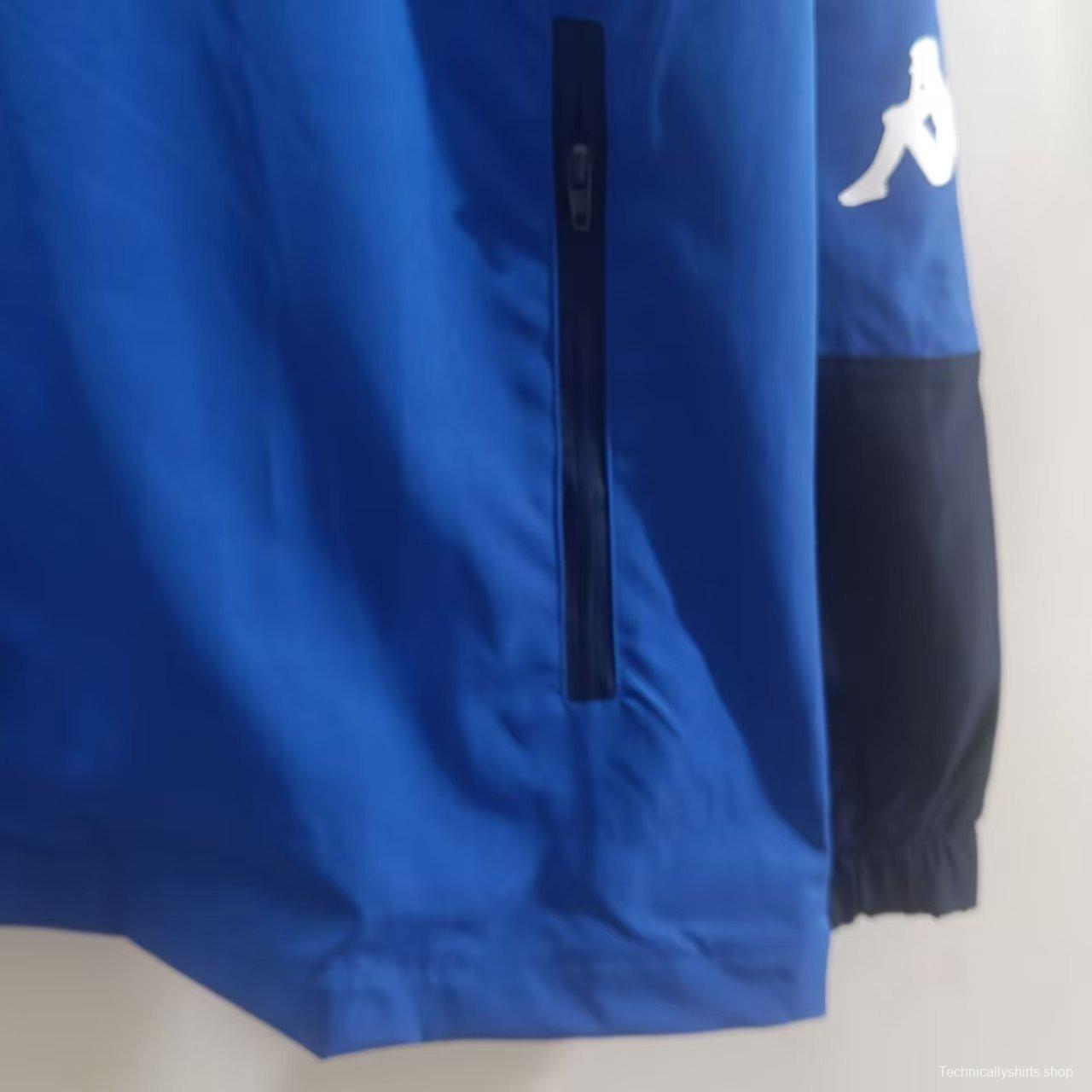 1994 Italy Blue Hoodie Windbreaker