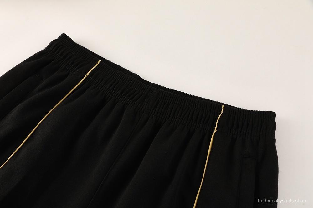 25/26 Arsenal Black Full Zipper Jacket + Long Pants