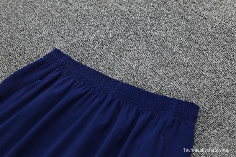 25/26 Manchester City Light Blue Camouflage Half Zipper Jacket+Long Pants