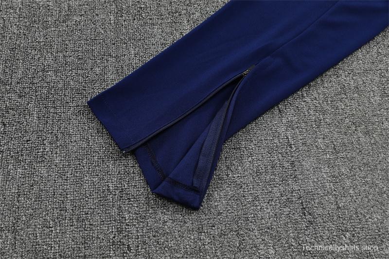 25/26 Manchester City Light Blue Camouflage Half Zipper Jacket+Long Pants