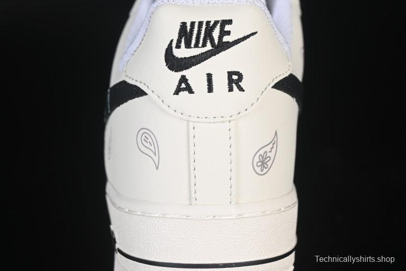 Nike Air Force 1 '07 Low Casual Sneakers in White Black - ZH0318-128