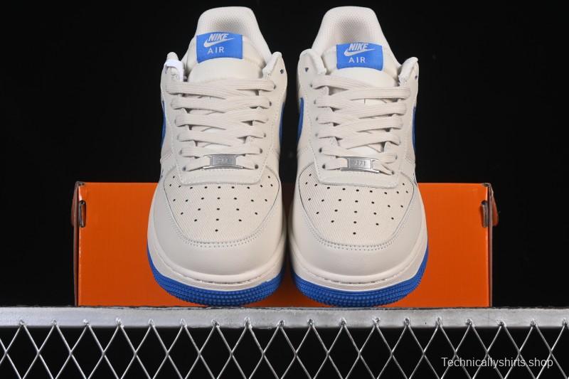 Nike Air Force 1 '07 Low LV Collaboration Mesh Panel Light Blue Low-Top Casual Sneakers - QW5836-025