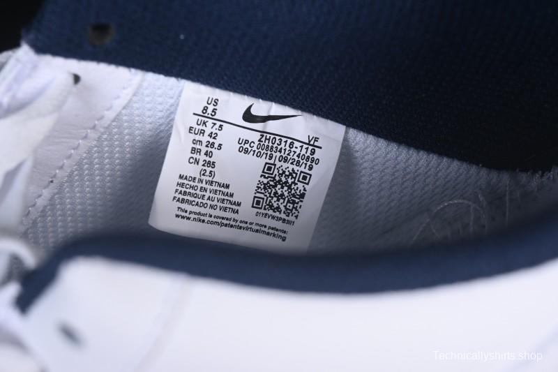 Nike Air Force 1'07 Low White Blue Casual Sneakers - ZH0316-119