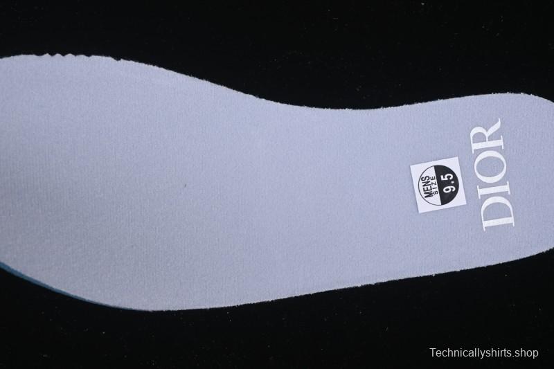 Dior Air Jordan 1 Low White Grey Collaboration Low-Top Sneakers - CN8608-002