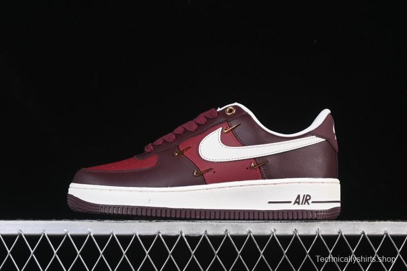 Nike Air Force 1'07 Low Casual Sneakers with Full-Length Air Cushion - IR0485-611