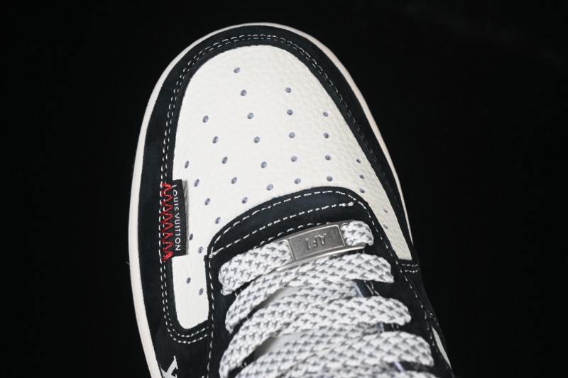 Nike Air Force 1 '07 Low LV Collaboration Stitched Label Print Casual Sneakers - CX5050-Y10