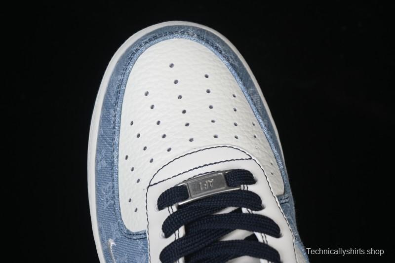 Nike Air Force 1 '07 Low LV Collaboration Denim Patchwork Casual Sneakers - SC0601-556
